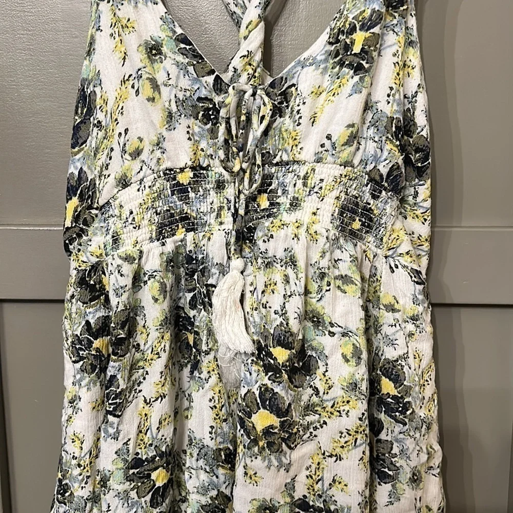 FREE People Washed Ashore Floral Printed Mini Dress Size Small